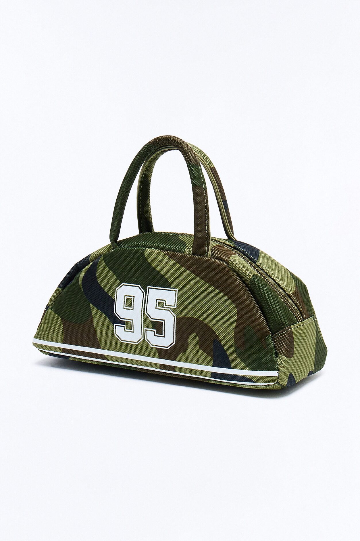 Street Famous Canvas Satchel Handbag - Camouflage