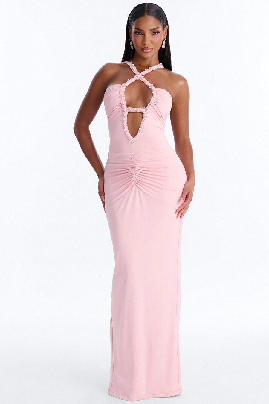 Alyna Maxi Dress - Pink