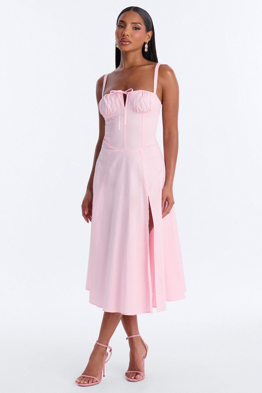 Juniper Midi Dress - Pink