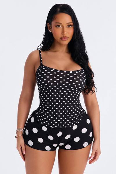 This Beautiful Night PJ Short Set - Black/combo