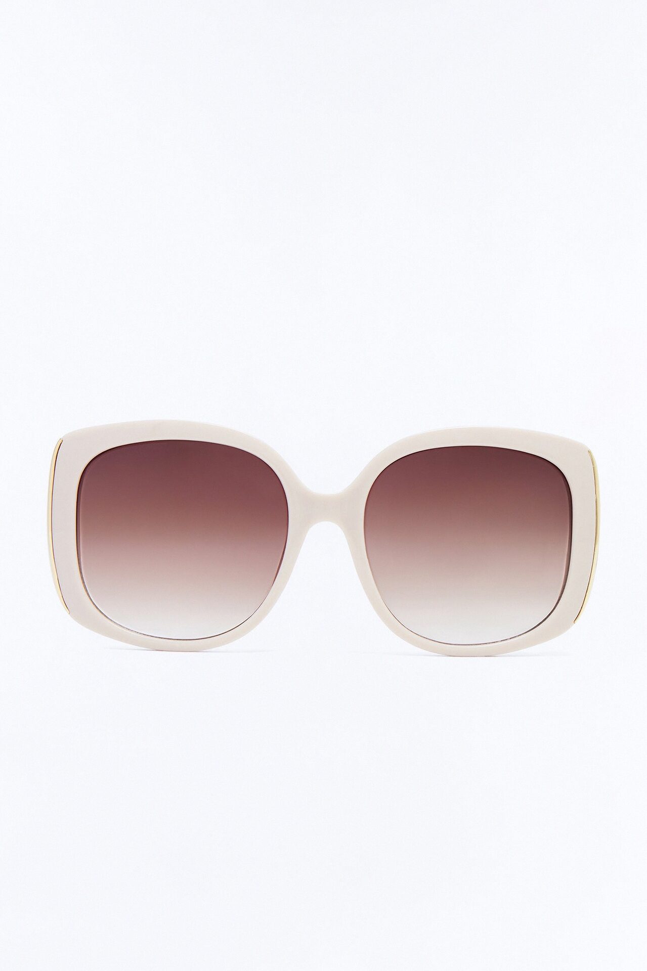 Angel Eyes Square Sunglasses - Taupe