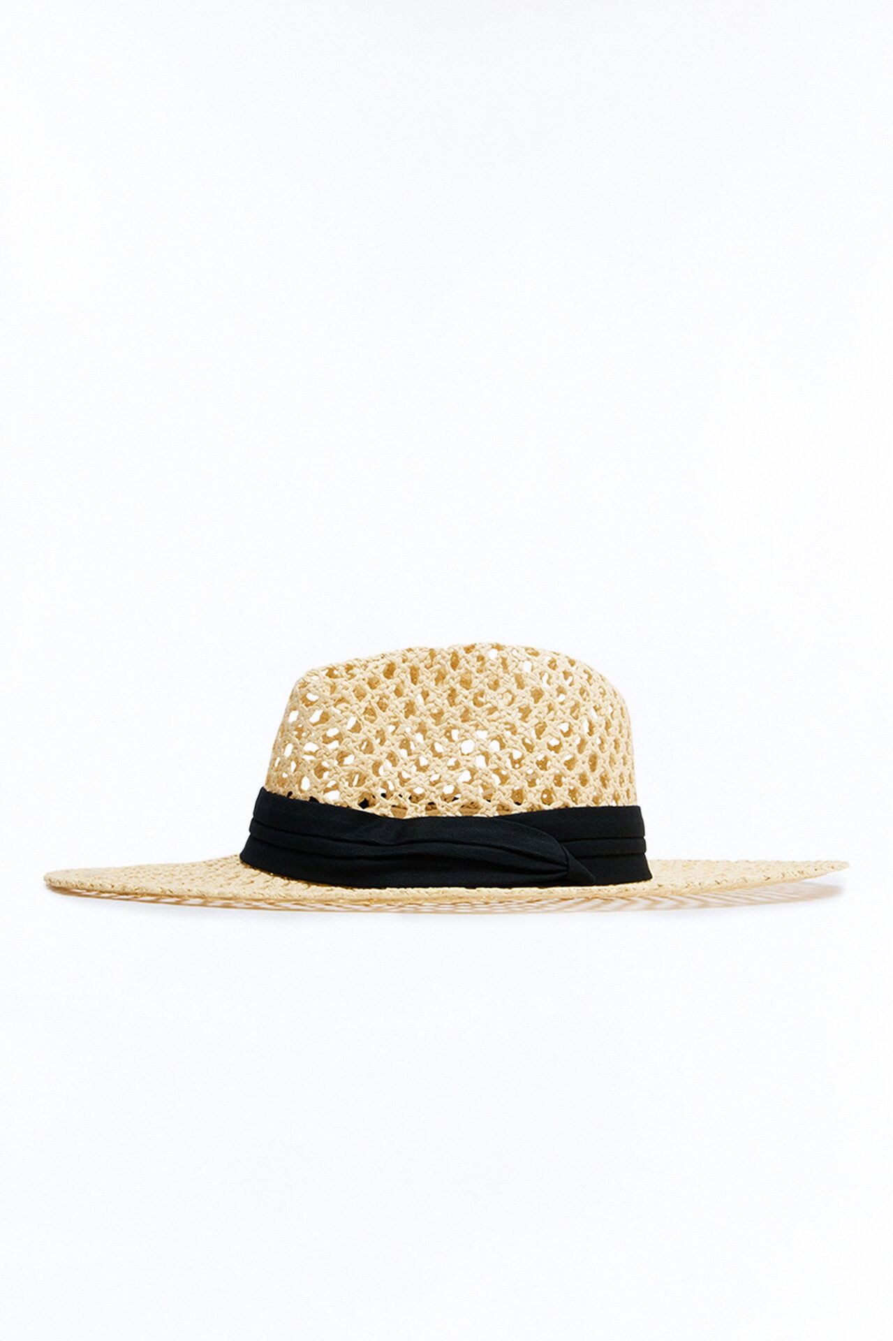 Sign Off Right Straw Sun Hat - Natural/Combo