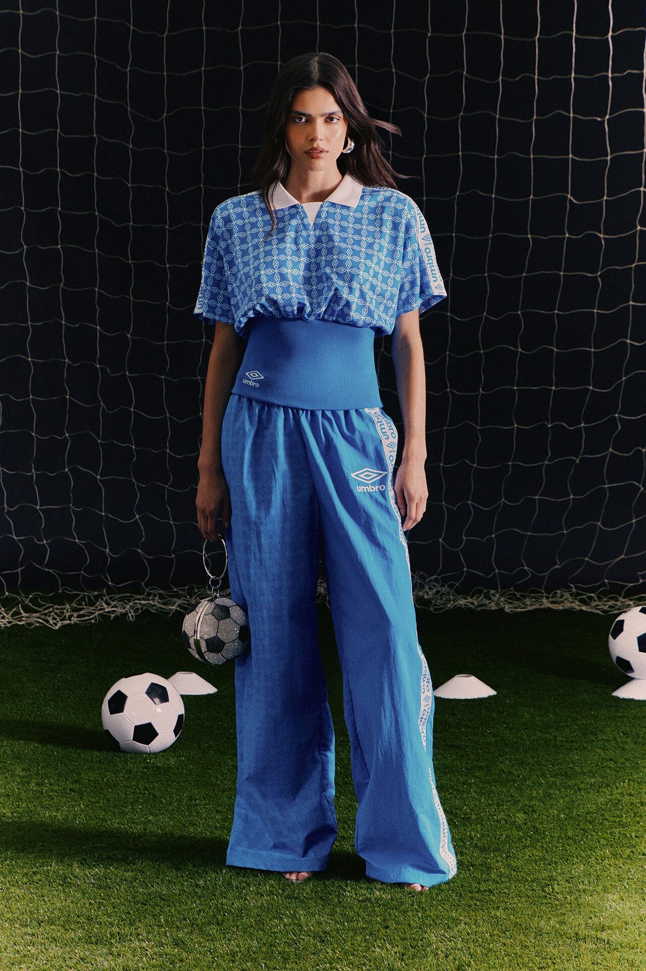 Umbro Rib Fitted Waist Jersey - Blue