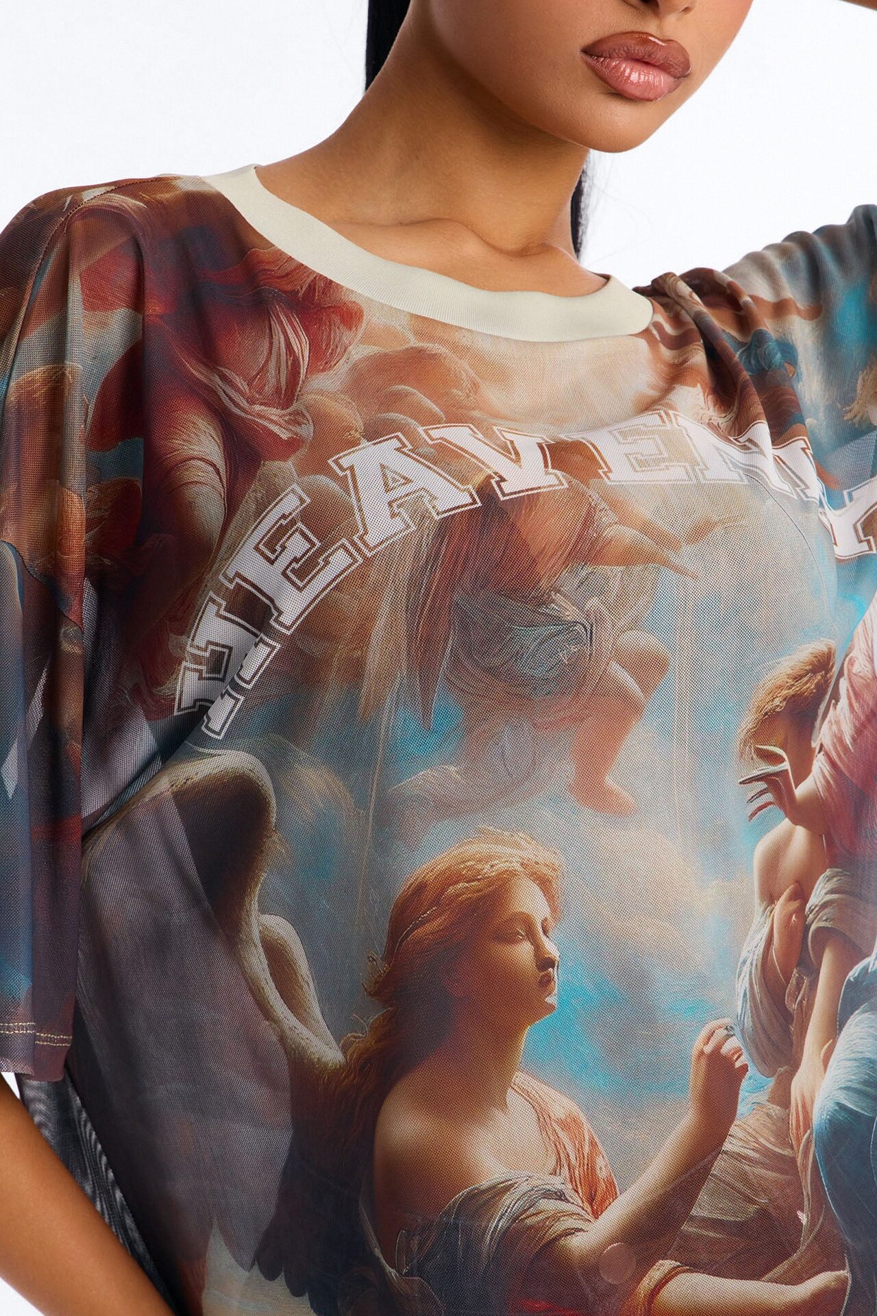 Heavenly Mesh Tee - Multi Color