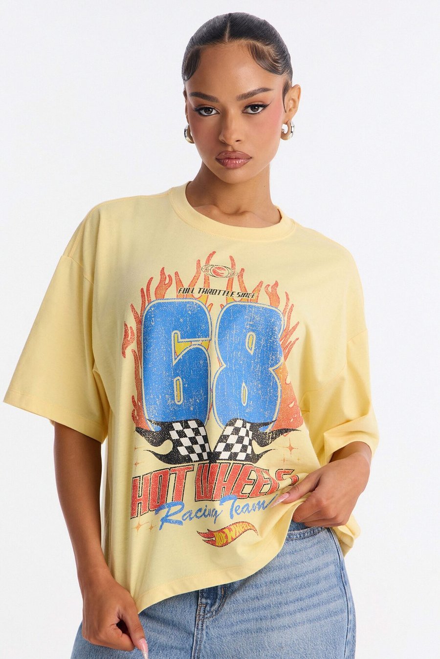 Hot Wheels Boxy Tee - Yellow