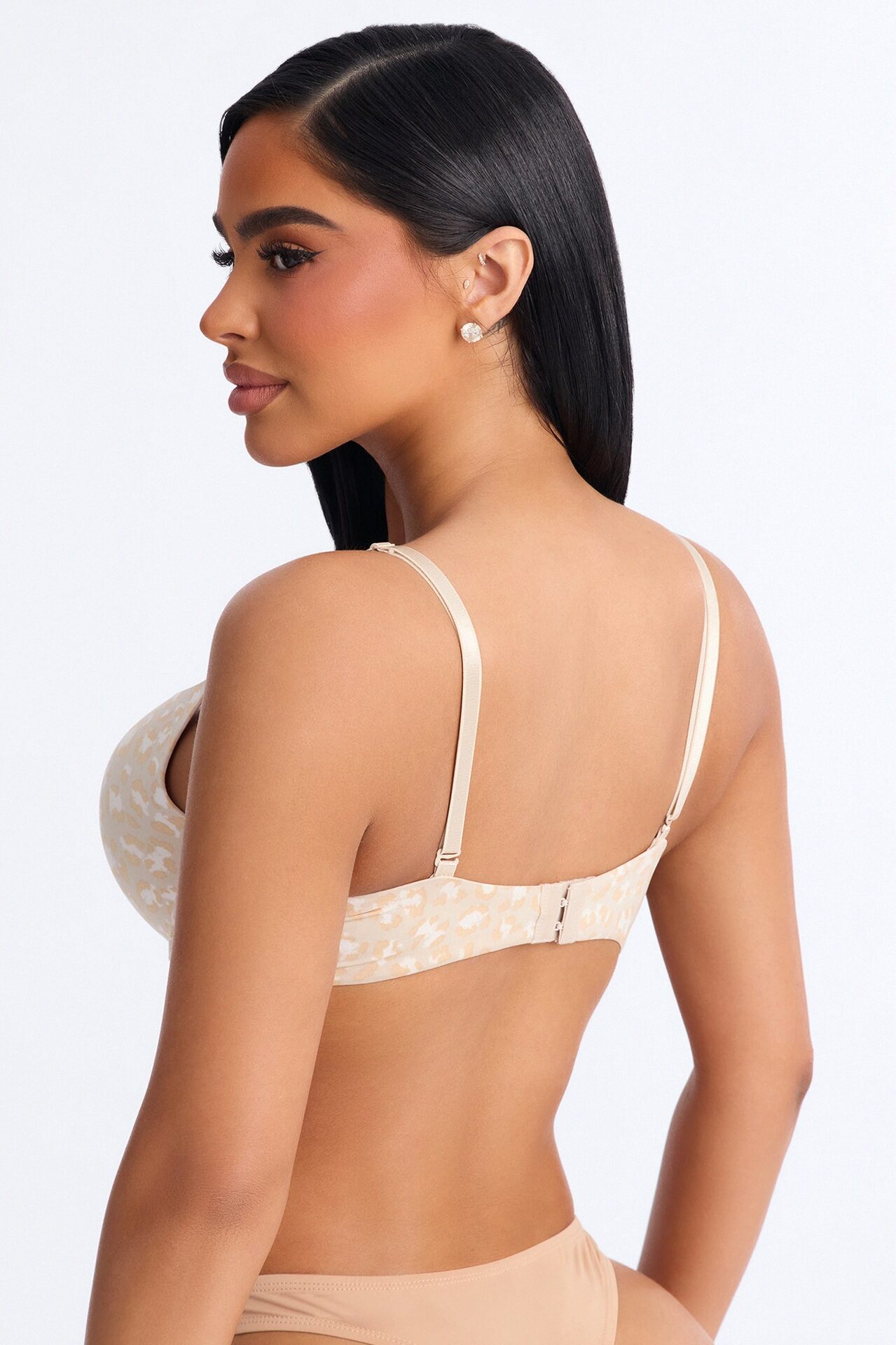 Flexible Fit Comfort Stretch Push Up Bra - Sand/combo