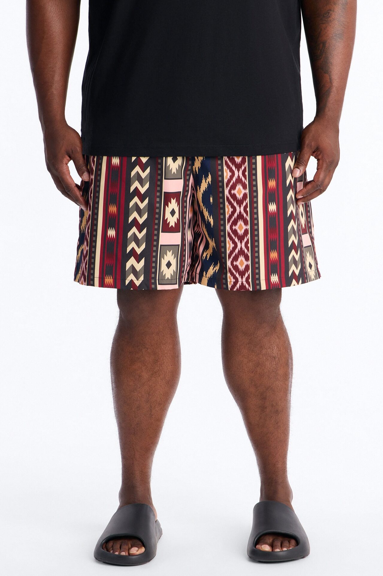 Tiki Current Swim Trunk 7″ - Multi Color