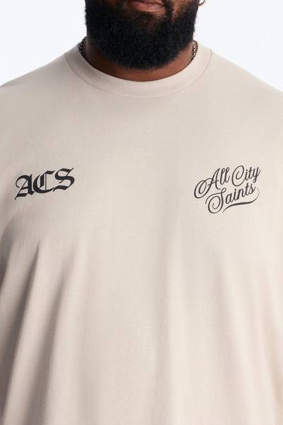 All City Saints Oversized Short Sleeve Tee - Black