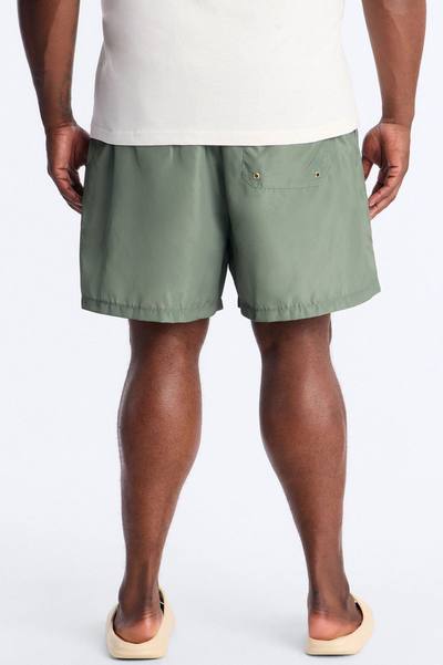 Da Vinci Museum Art Swim Trunk 6″ - Green