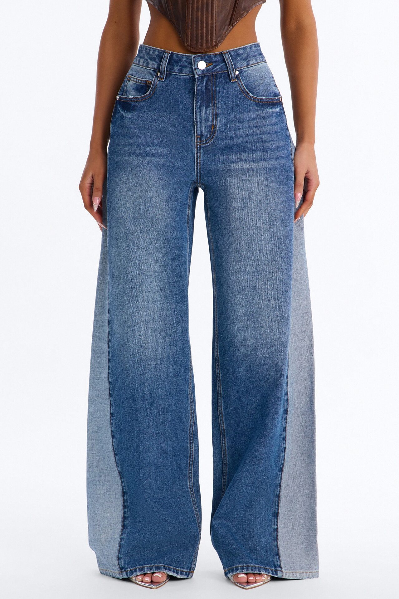Backroad Baby Wide Leg Jeans - Dark Wash