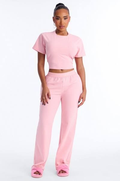 Mood Cotton PJ Pant Set - Pink