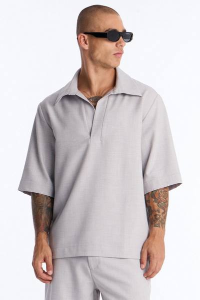 Sorrento Relaxed Polo - Grey