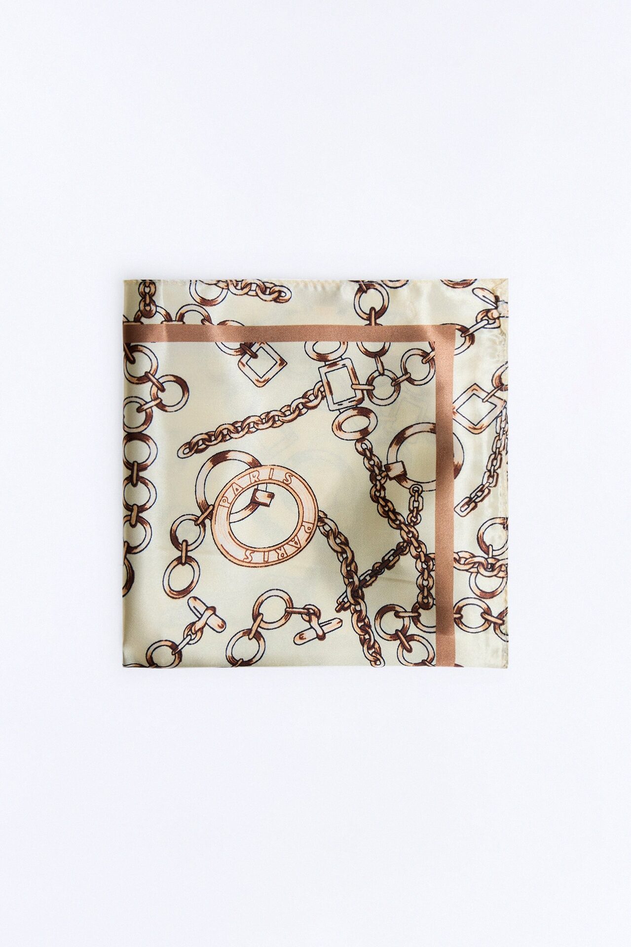 Unchain My Heart Head Scarf - Brown/combo