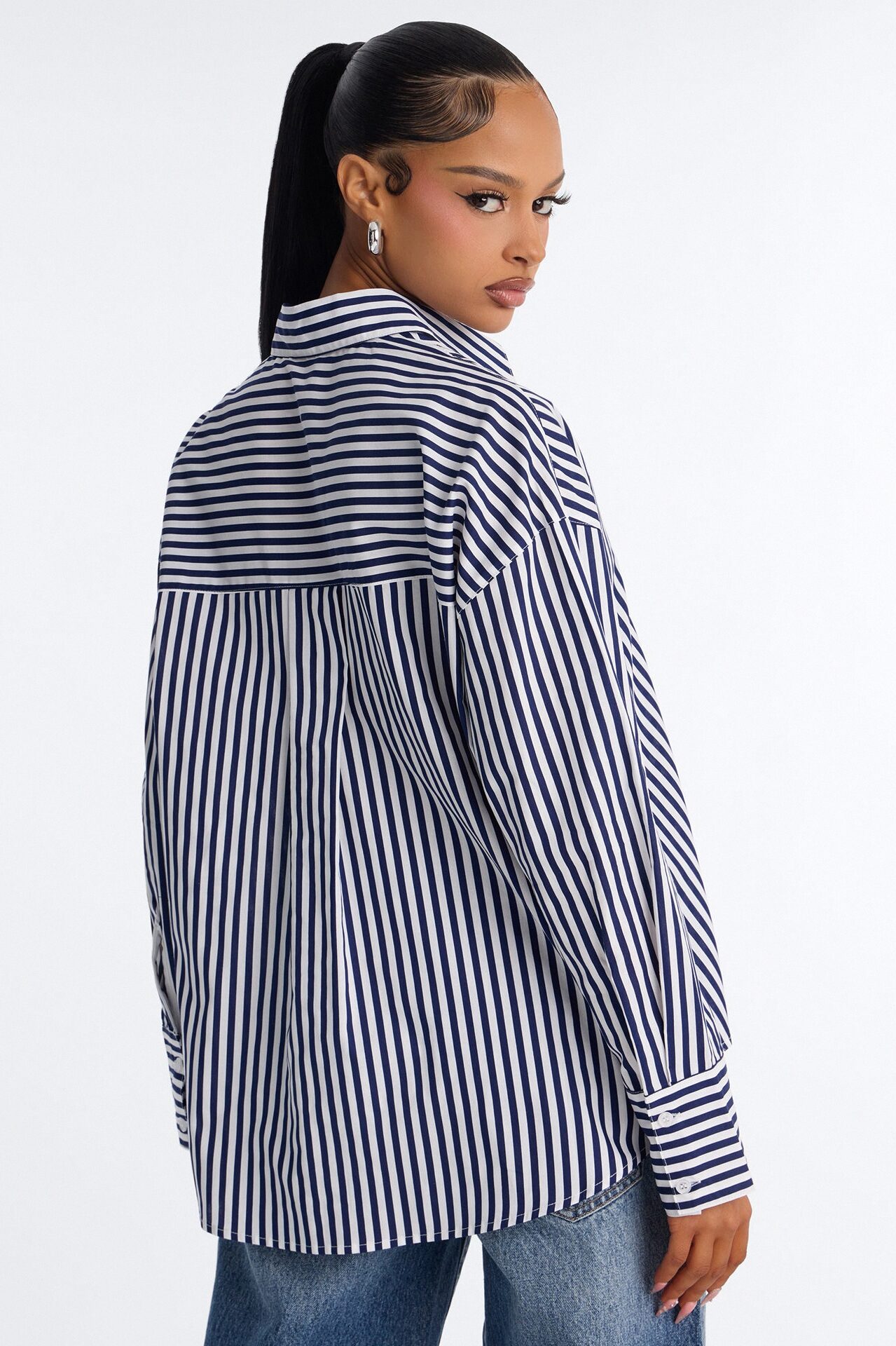 Newport Striped Shirt - Navy/combo