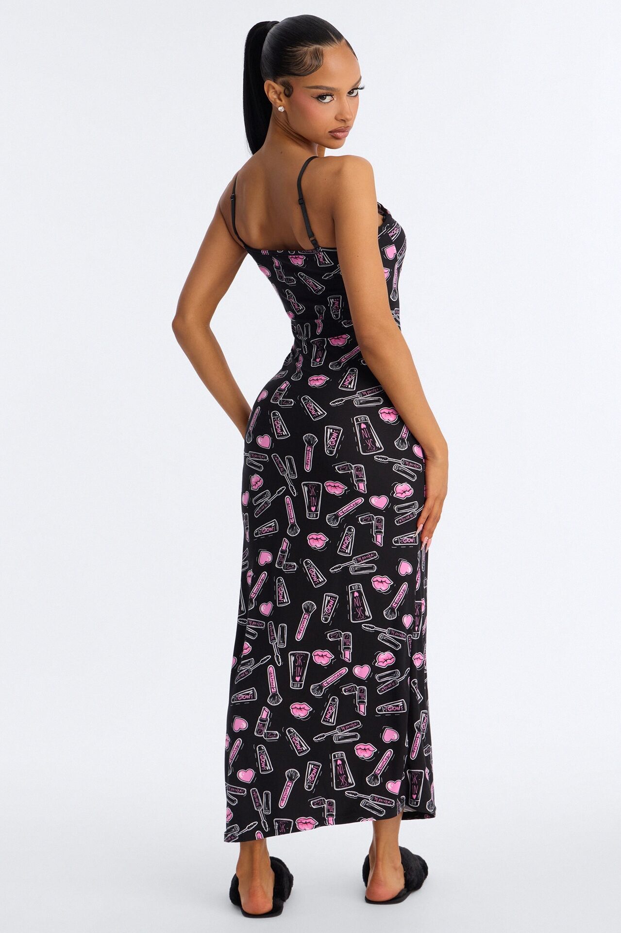 Glamorous Dreams PJ Nightgown - Black