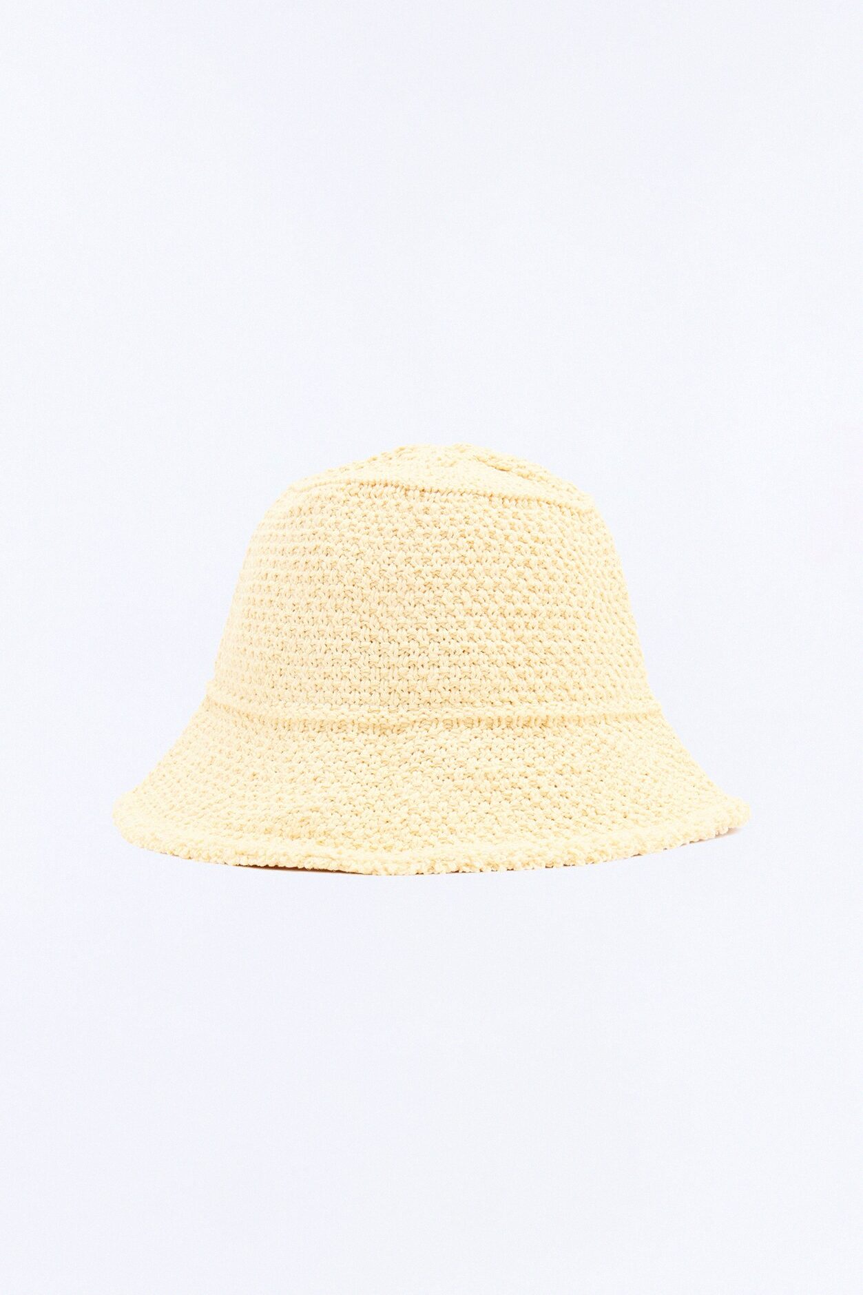 Watching The Sunset Woven Bucket Hat - Cream