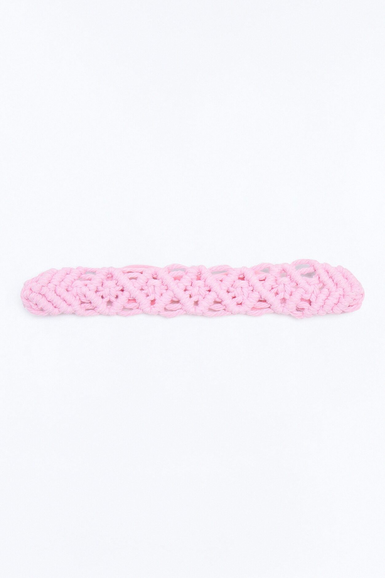 Braid My Hair Crochet Headband - Pink