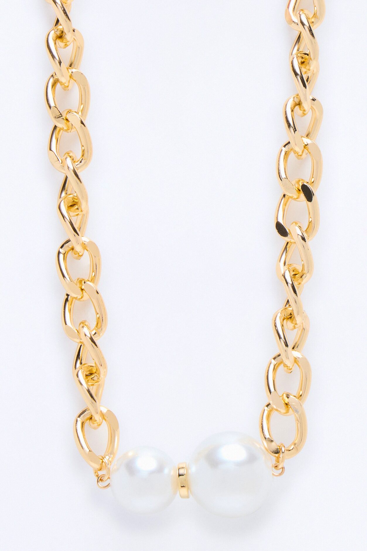 Pearl Kiss Choker - Gold