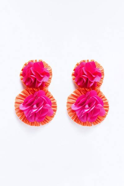 Sweet Tease Earrings - Pink/combo