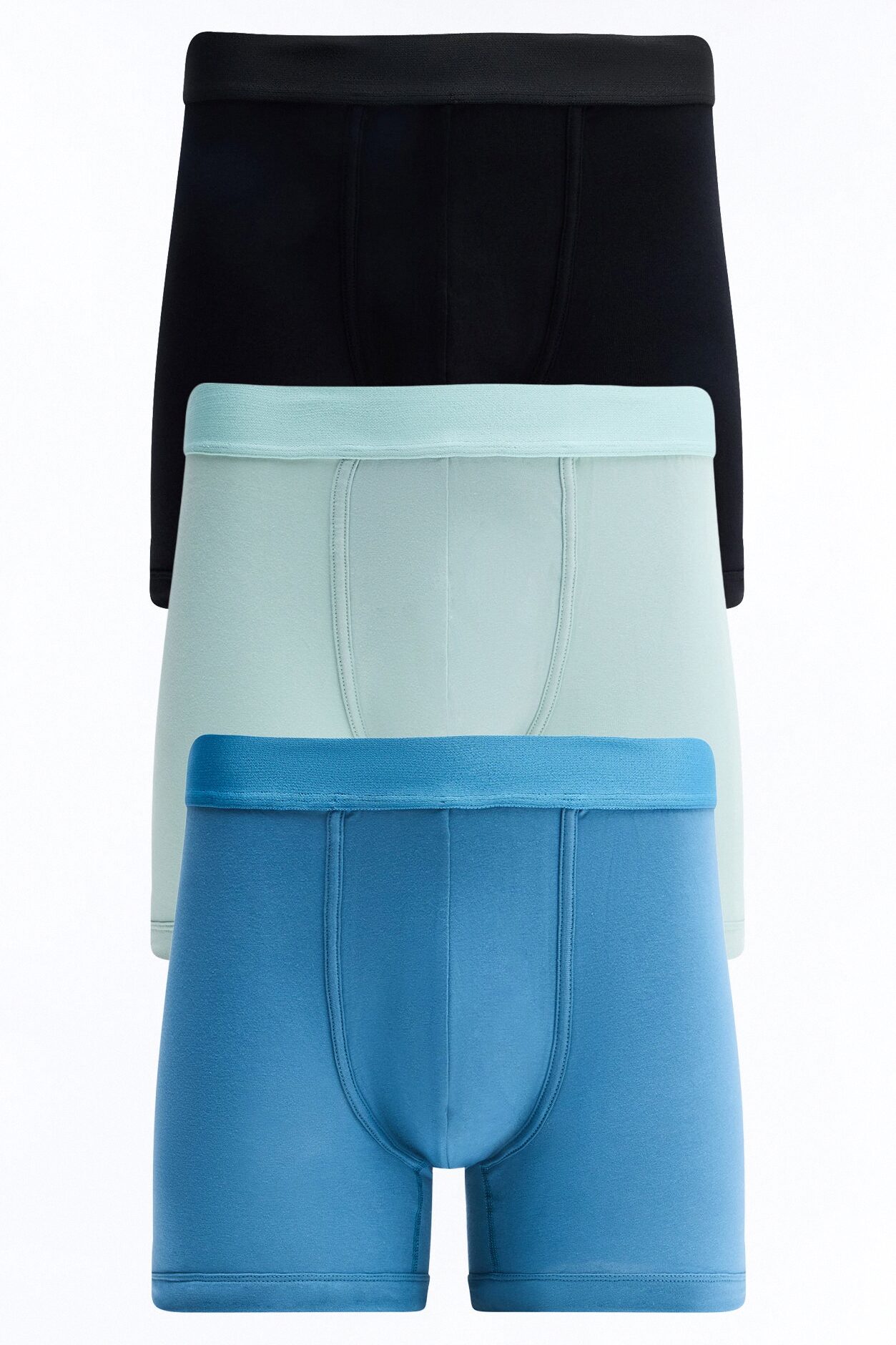 FN Boxer Slate Brief 3 Pack - Sage/combo