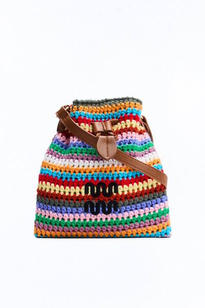 Mind Games Crochet Shoulder Bag - Multi Color