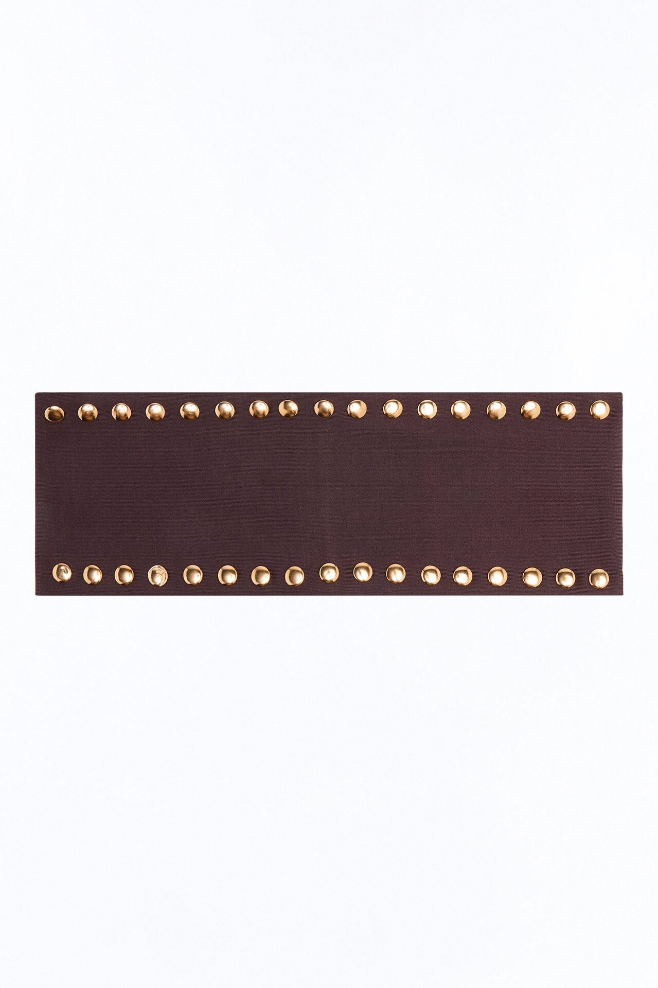 City Lights Studded Headband - Brown
