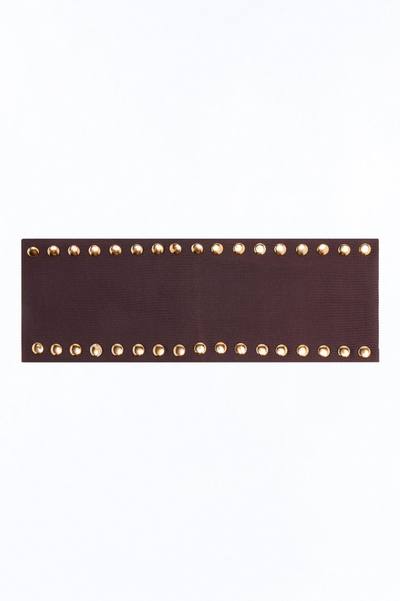 City Lights Studded Headband - Brown