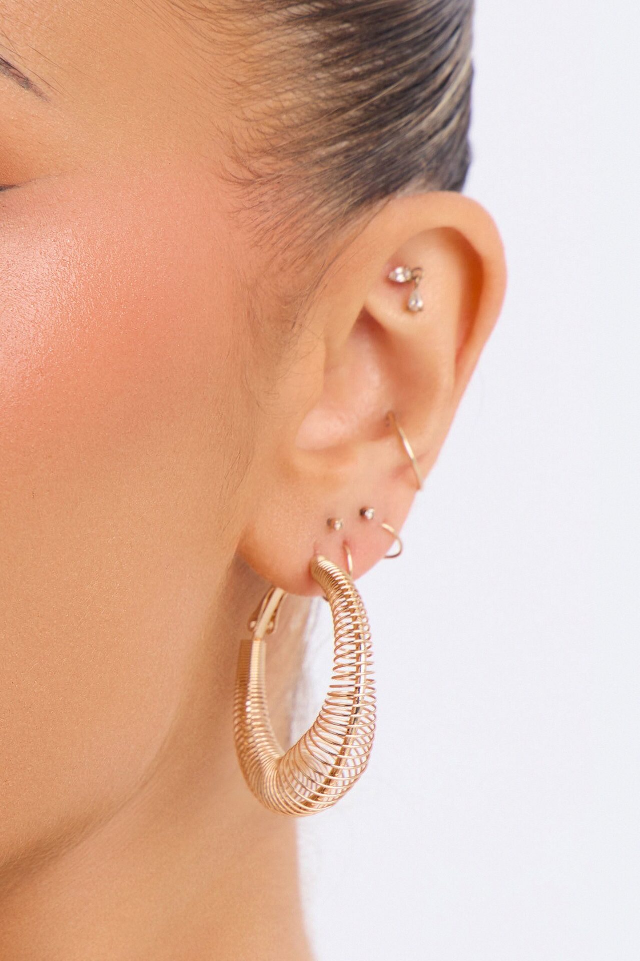 Simply You Hoop Earrings - Gold