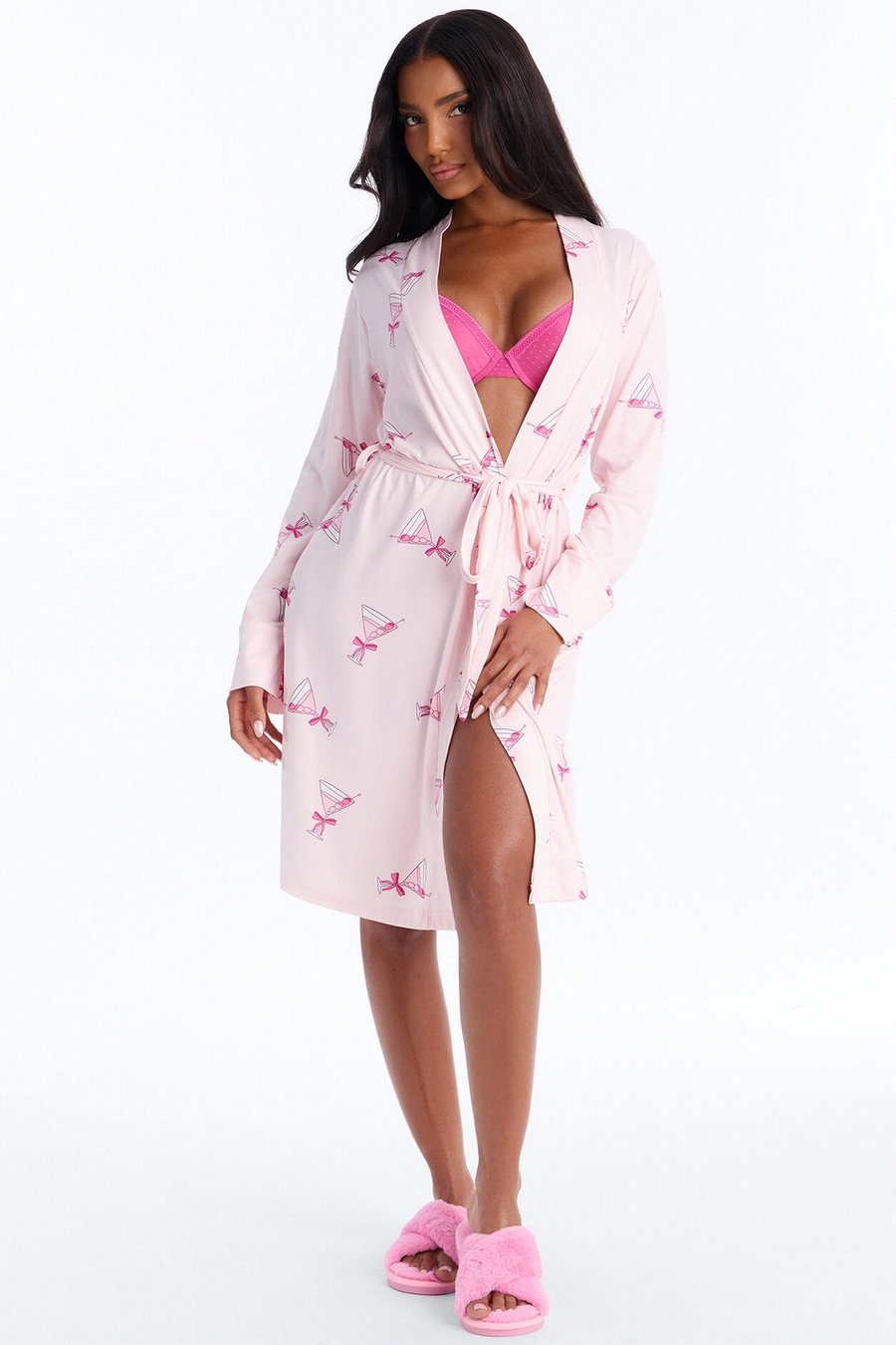 Drift Away PJ Robe - Pink