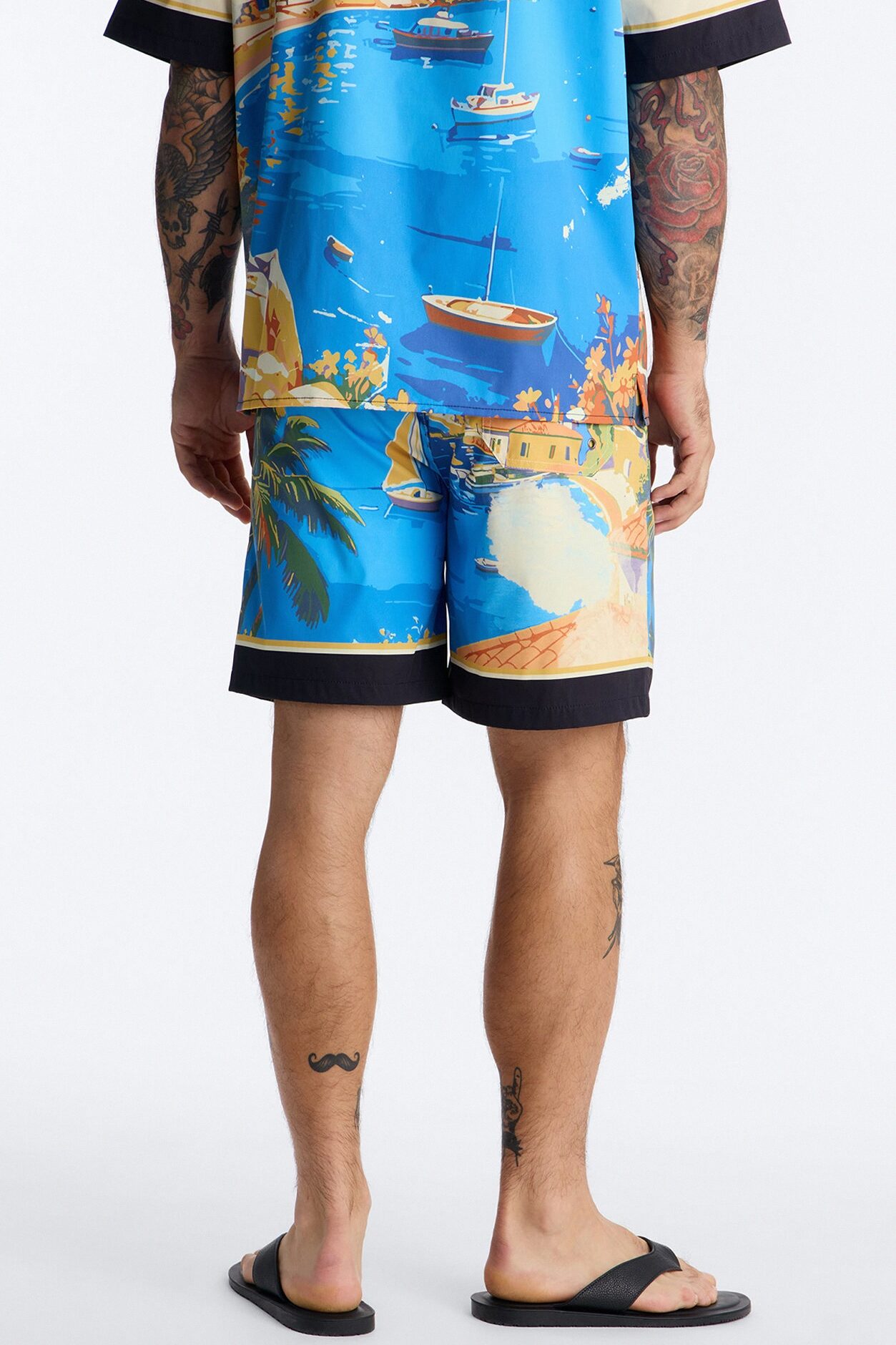 Costa Naples Swim Trunk 7″ - Multi Color