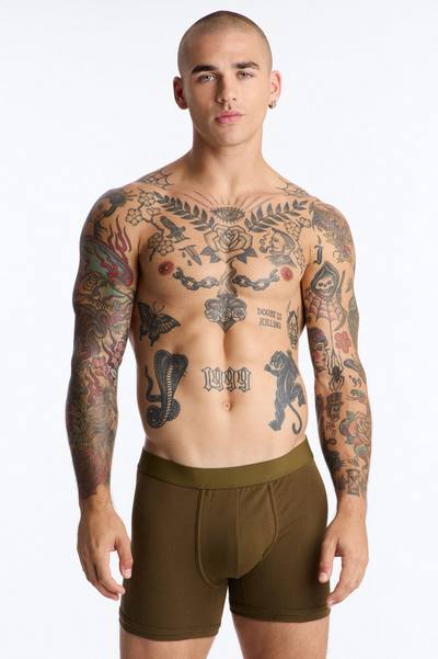Boxer Comfy Brief 3 Pack - Sage/combo