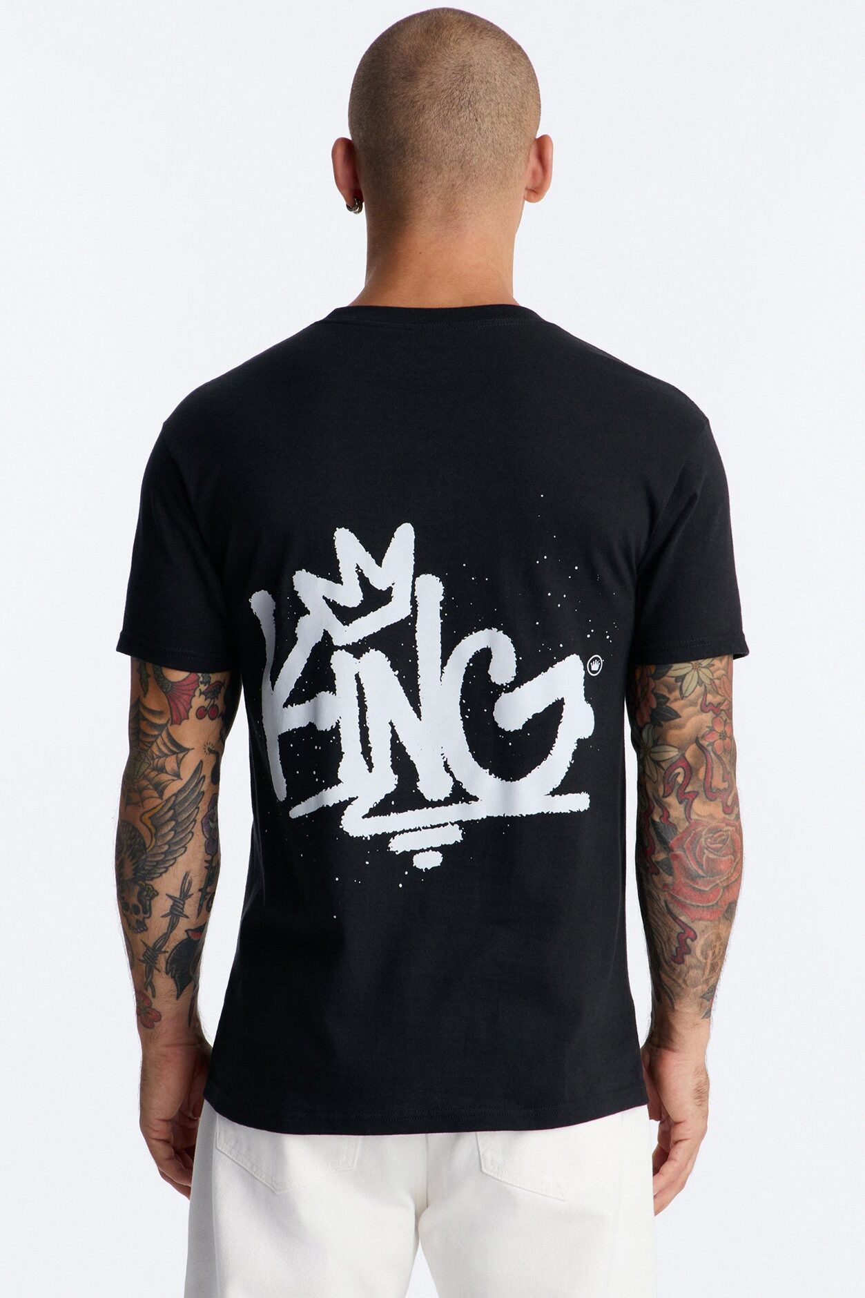 Crown Him King Short Sleeve Tee - Black