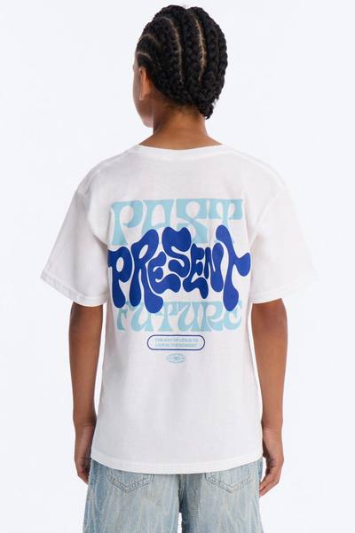 Mini Past Present Future Short Sleeve Tee - White