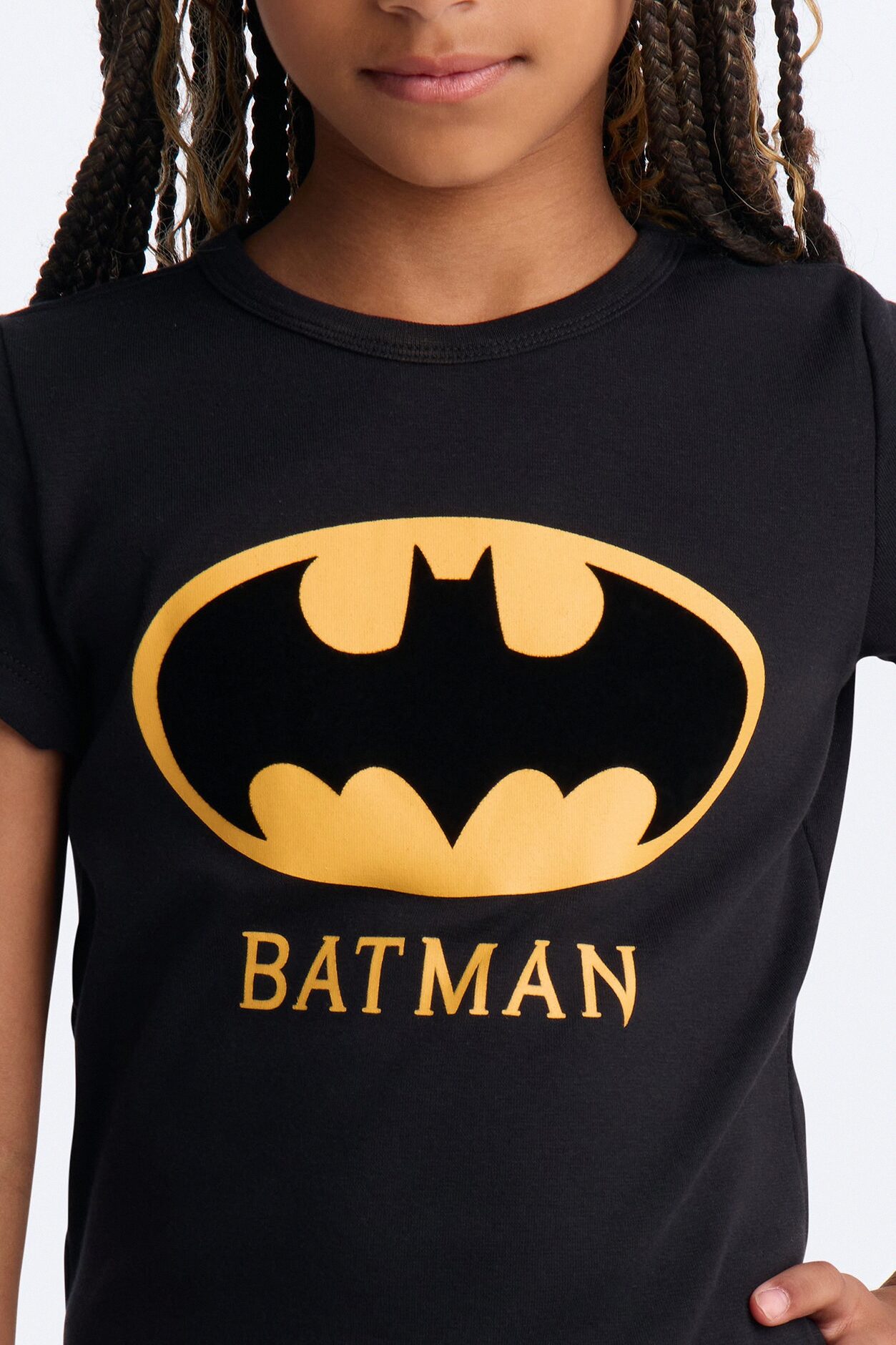 Mini Batman Baby Tee - Black