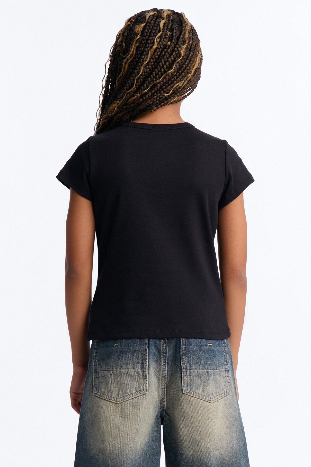 Mini Batman Baby Tee - Black