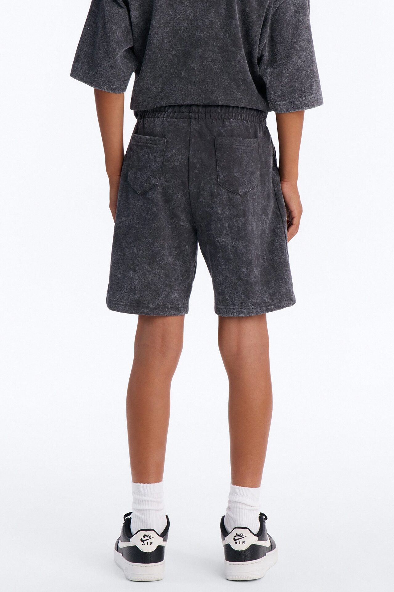 Mini Saint Forever Shorts - Black Wash