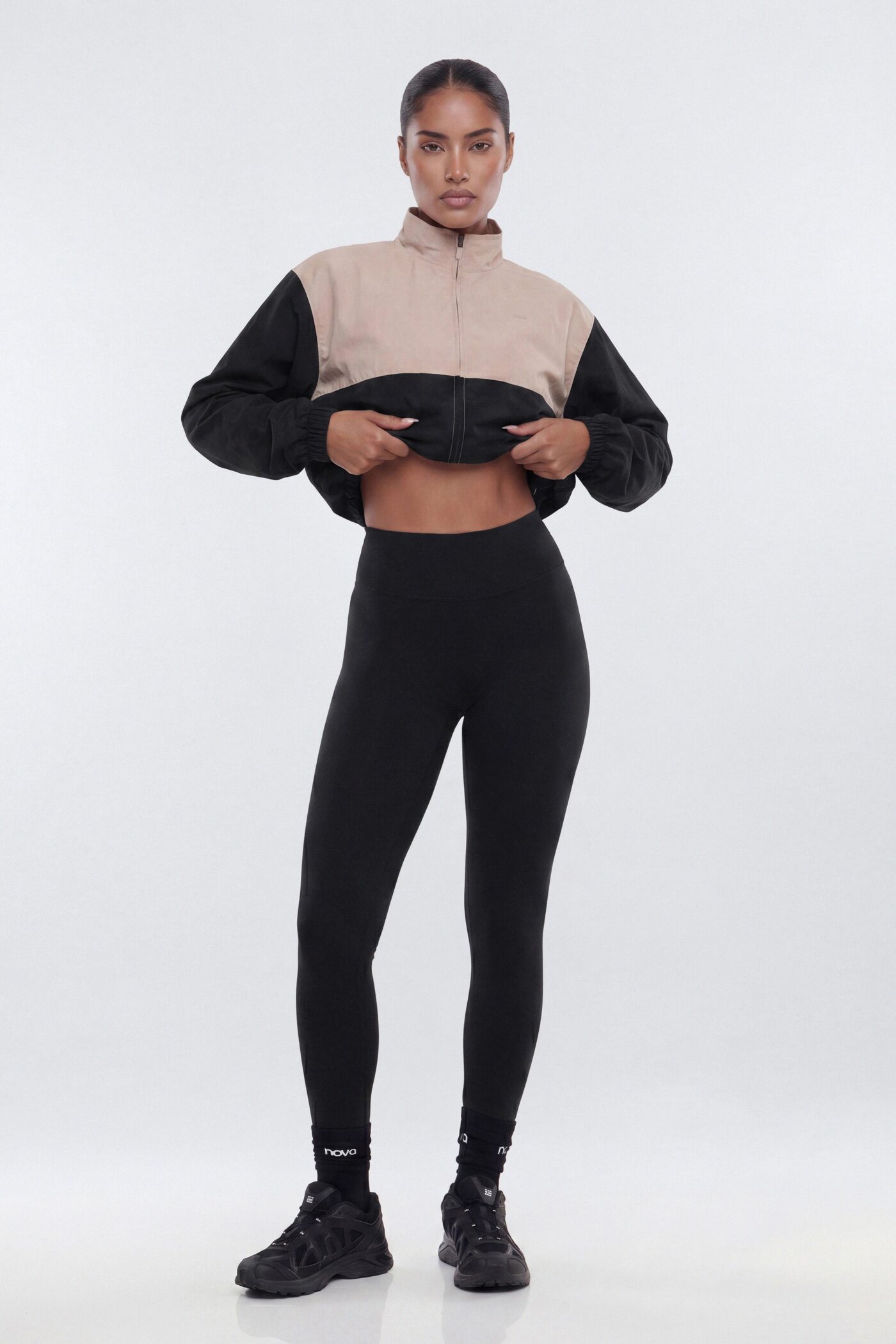 CloudForm™ 25″ Mid Rise Legging - Black
