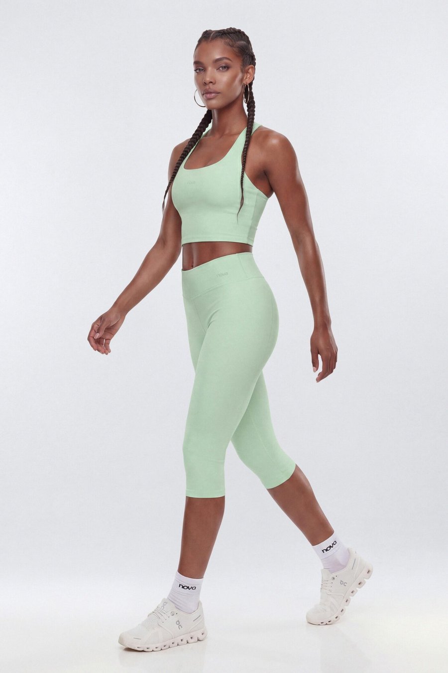 ButterSoft 15″ Low Rise Capri Legging - Mint