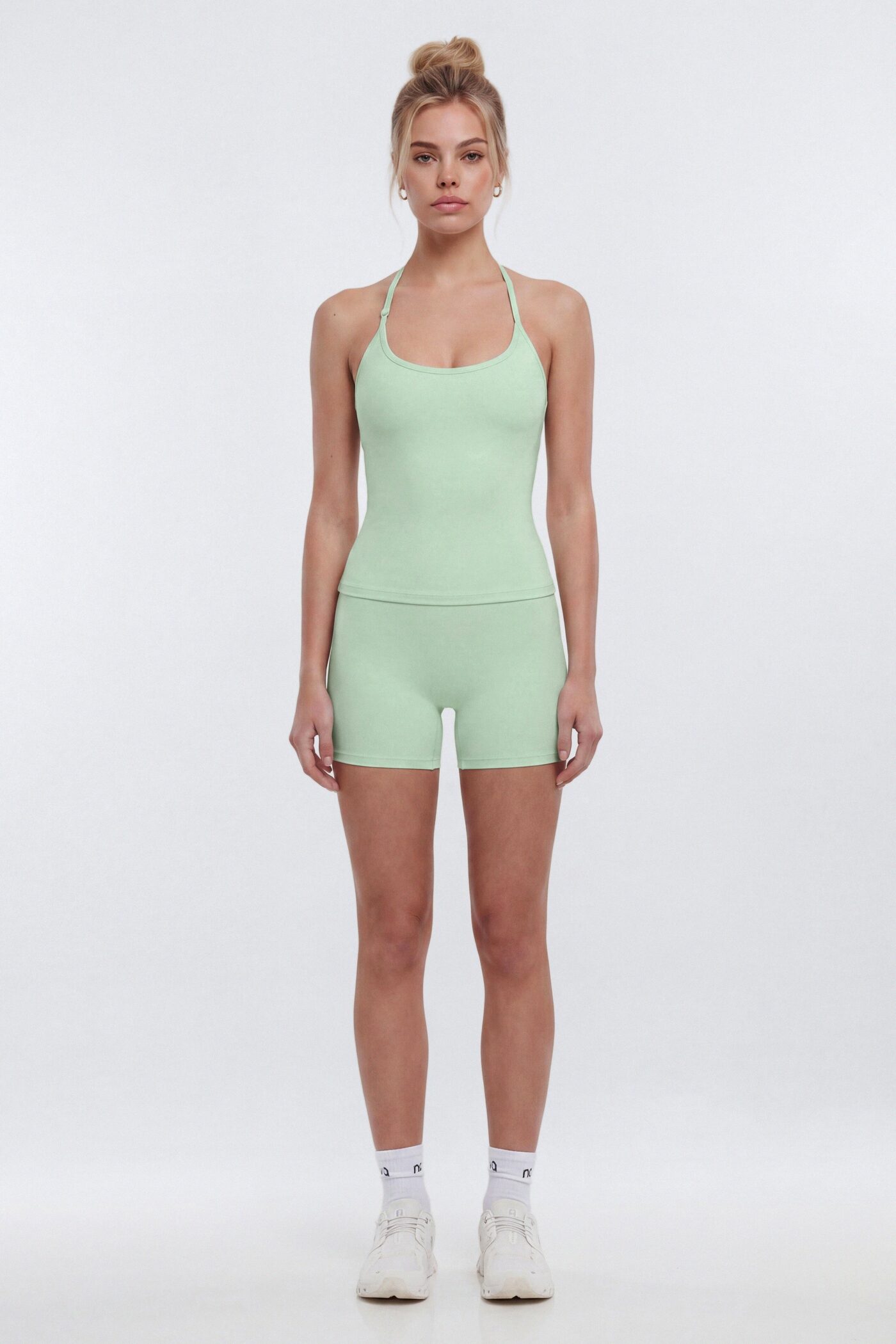 ButterSoft Adjustable Halter Tank - Cool Mint