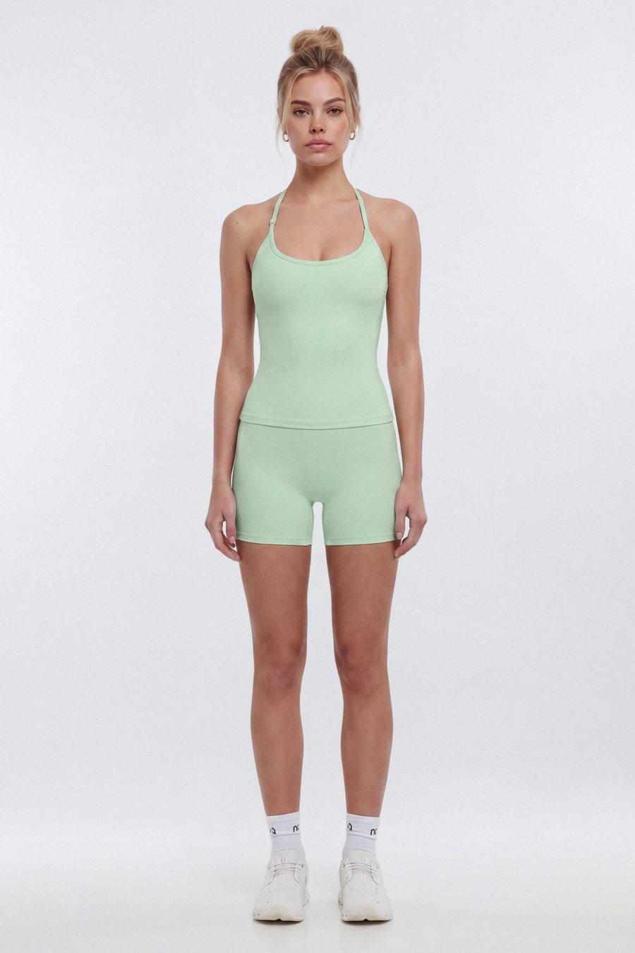 ButterSoft Adjustable Halter Tank - Mint