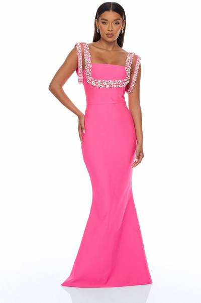 Masie Bandage Gown - Pink