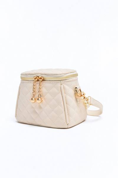 Gentle Soul Faux Leather Crossbody Bag - Ivory