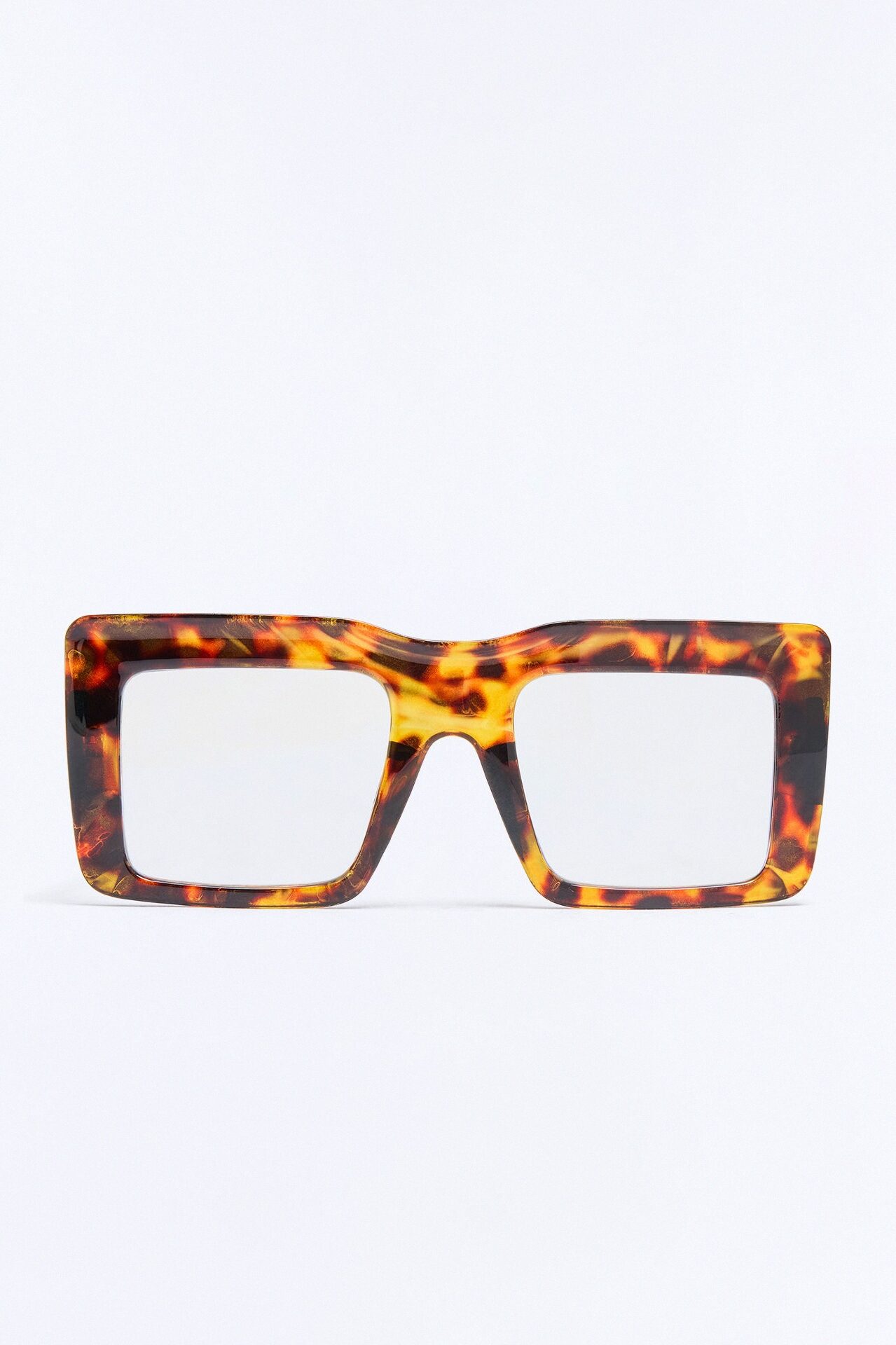 Chunky Flat Top Sunglasses - Tortoise