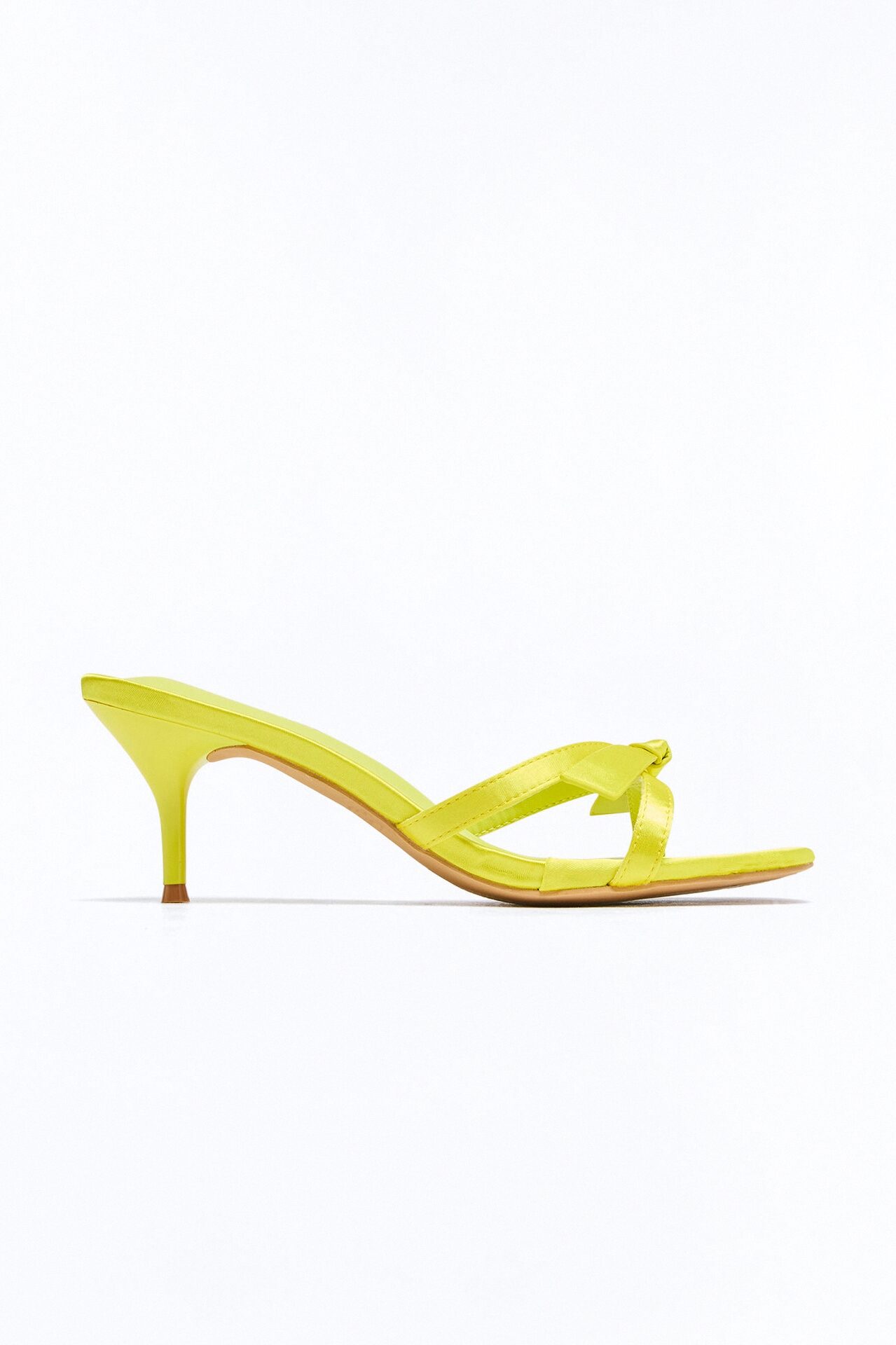 Claran Bow Heels - Yellow