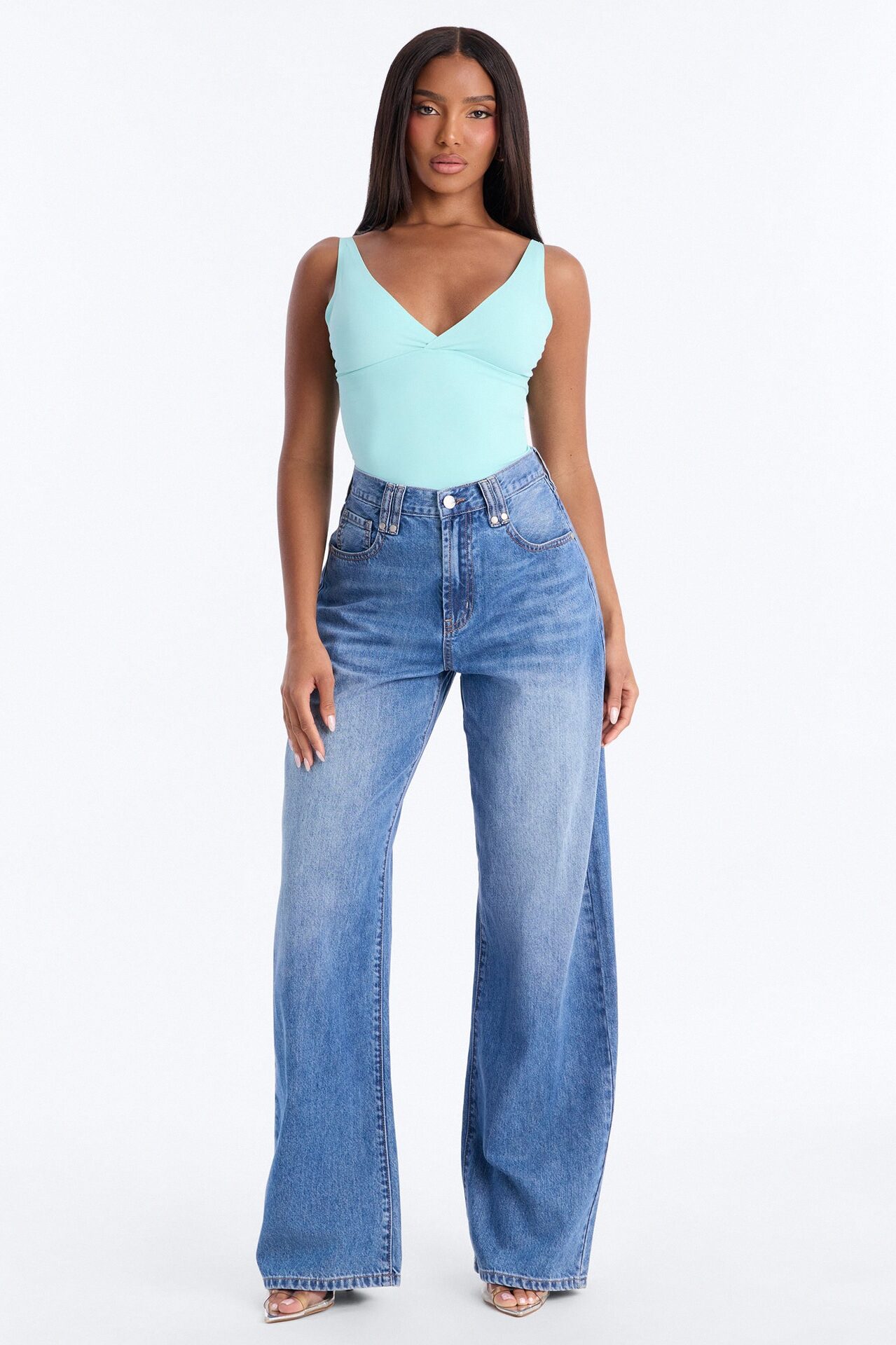 Yara Seamless Bodysuit - Blue