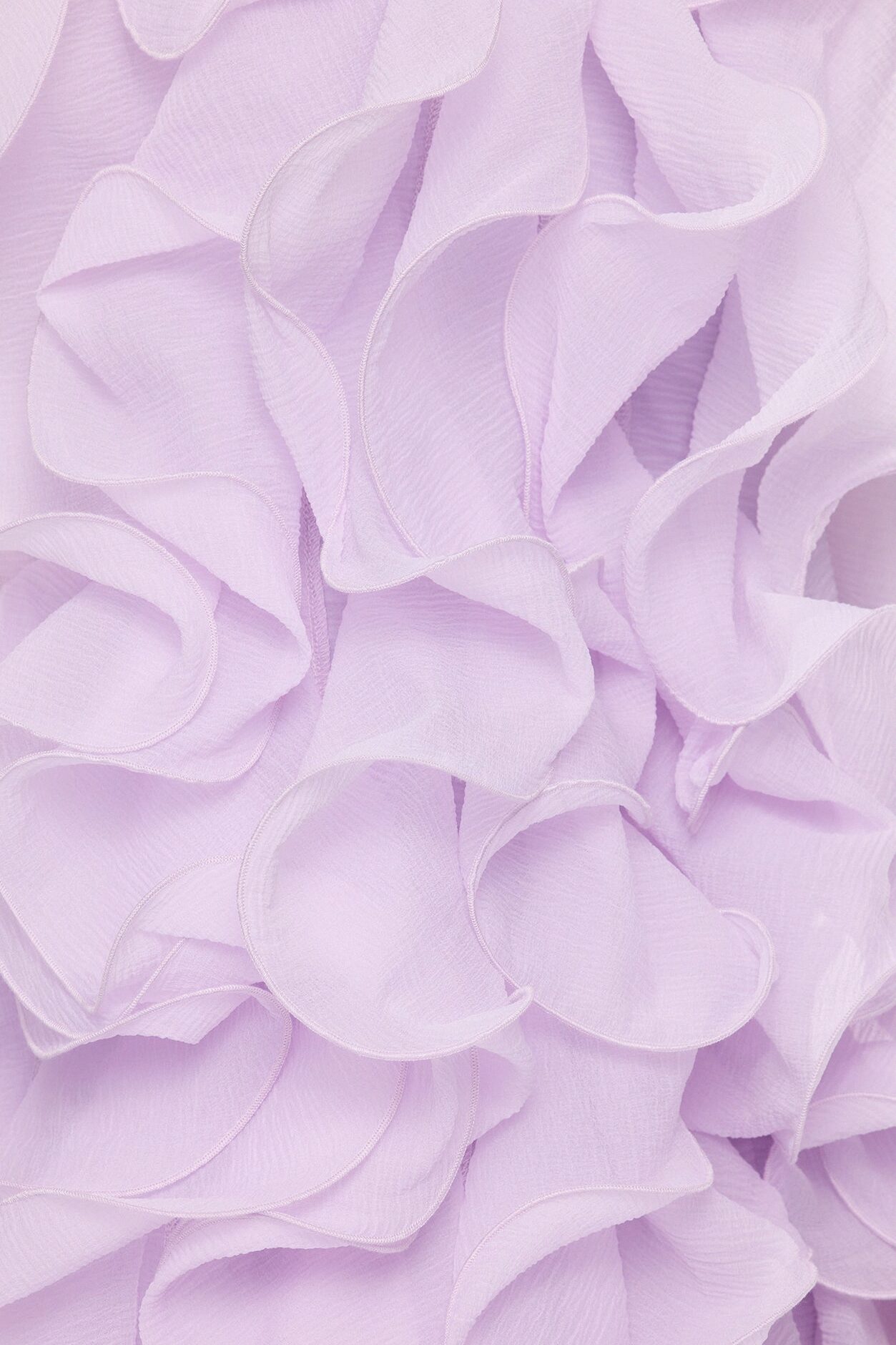 Runway Moment Ruffle Mini Dress - Lavender