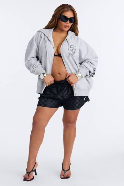 US Soccer Full Zip Hoodie - Heather Grey