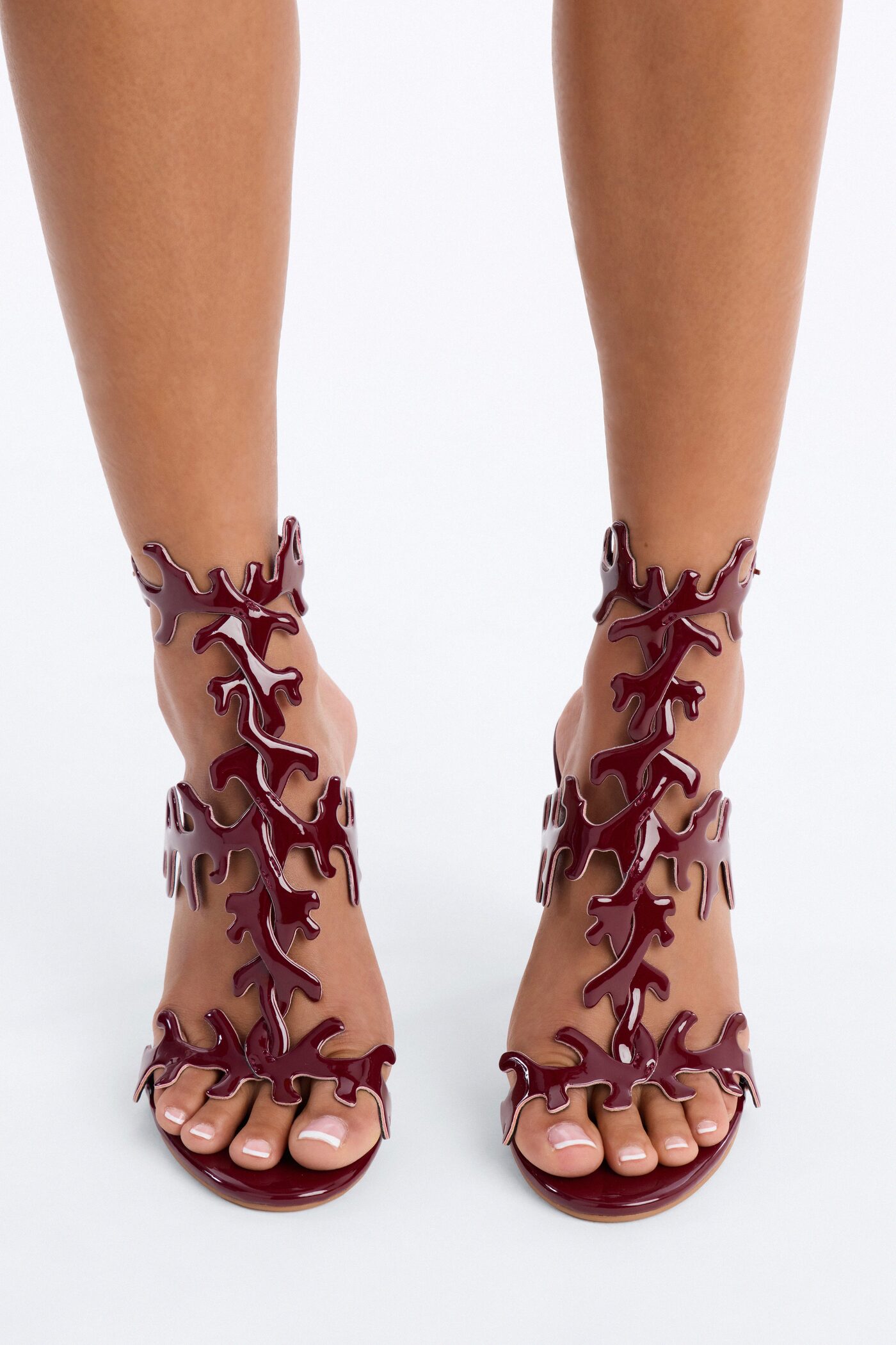 Coral Reef Heels - Burgundy