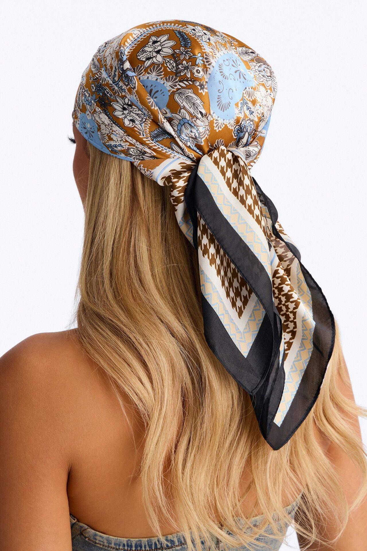 Cliffs Of Positano Head Scarf - Multi Color