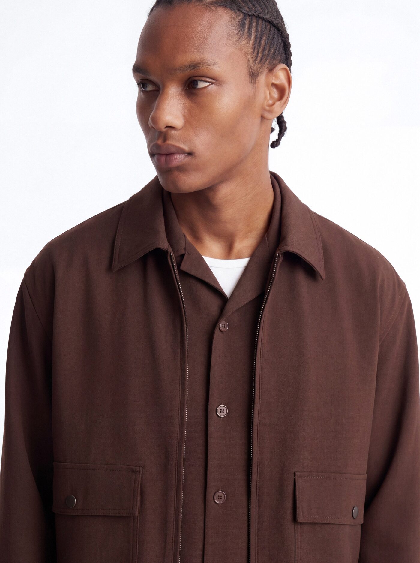 Modern Essential Jacket - Chocolate
